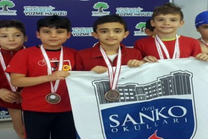 Özel Sanko Okulları Minik Kız Takımı il birincisi oldu