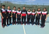 Özel SANKO okulları Yıldız Erkekler Kort Tenisi takımı il birincisi