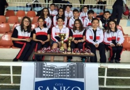 Özel Sanko Okulları Yıldız Kızlar takımı il birincisi