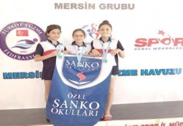 Özel SANKO Okullarının yüzme başarısı