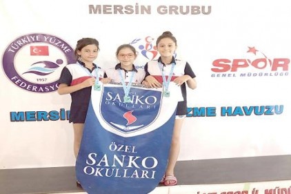 Özel SANKO Okullarının yüzme başarısı