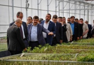 “Özel sektör mantığıyla çalışan çok güzel bir sera olmuş”