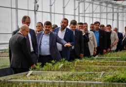 “Özel sektör mantığıyla çalışan çok güzel bir sera olmuş”