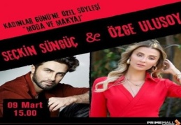 Özge Ulusoy ve Seçkin Süngüç kadınlar gününe özel söyleşi yapacak