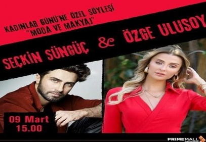 Özge Ulusoy ve Seçkin Süngüç kadınlar gününe özel söyleşi yapacak