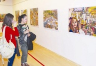 Özgören, kişisel resim sergisi açtı 