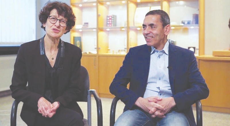 Özlem Türeci ve Uğur Şahin’den Covid-19 müjdesi: Tamamen durduracak