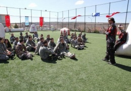 PaintBall eğitimi verildi