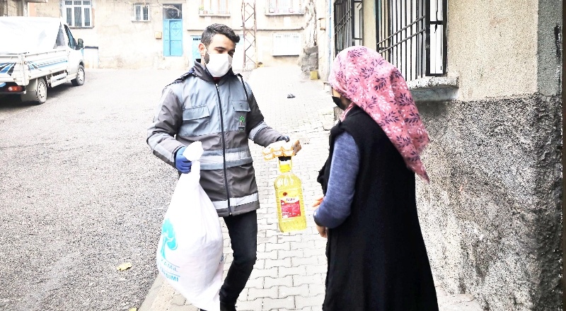 Pandemi döneminde gıda yardımları kesintisiz sürüyor
