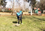 Parkların temizliği kadınlara emanet