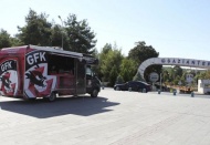 Passolig aracı Gaziantep Üniversitesi önünde