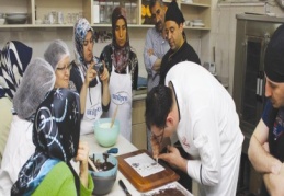 Pasta ustaları yetişiyor 