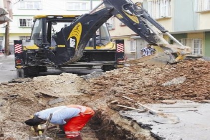 Patlayan doğalgaz borusu onarıldı