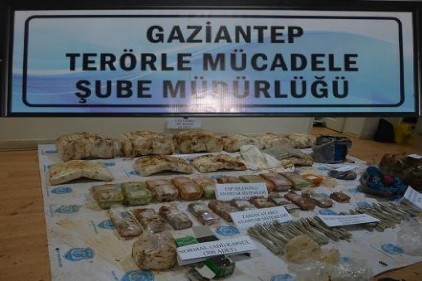 Patlayıcı ve bomba yapımında kullanılan malzemelere el konuldu