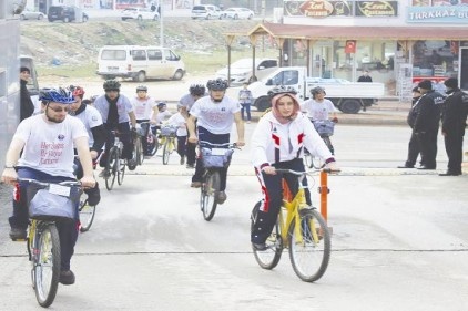 Pedallar bu kez organ bağışına dikkat çekmek için çevrildi