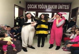 Pediatri Servisinde tedavi gören çocuklar için moral etkinliği
