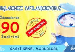 Peşin ödeme yapıldığında gecikme faizinde yüzde 90 indirim olacak