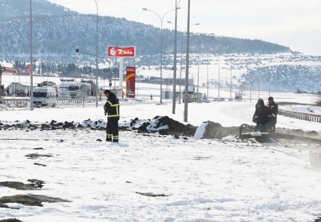 Petrol boru hattındaki patlama anı görüntüsü ortaya çıktı