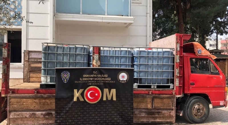 Piyasa değeri 1 milyon lira değerinde yakıt ele geçirildi