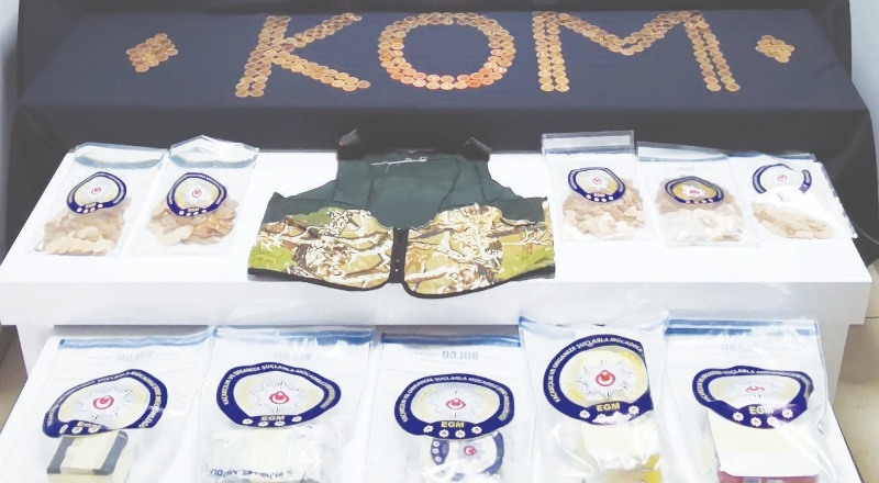 Piyasa değeri 10 milyon olan sahte para ve altın ele geçirildi