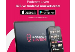 Podcast liven, “Türkiye’de bir ilk!”