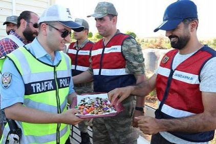 Polis ekipleri iş başındaydı