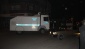 Polis otosu taşlandı