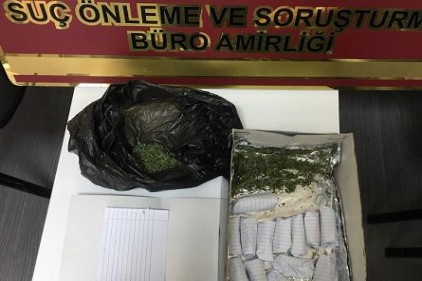 Polisin kovalamacası sonucu yakalanan şahısta uyuşturucu madde ele geçirildi