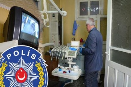 Polisleri kamerayla gözetleyen Suriyeli şahıslar havalandırma boşluğundan kaçtı