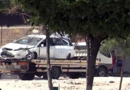 Polisten kaçarken otomobille kaza yaptı