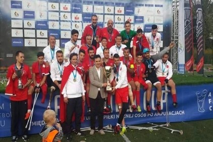 Polonya Ampute Futbol 2015 Euro Cup Turnuvası&#8217;ndan şampiyon olarak döndü