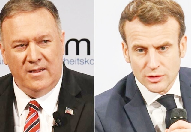 Pompeo'dan Türkiye açıklaması: Ankara’nın adımlarının agresif olduğu konusunda Macron'la hemfikiriz