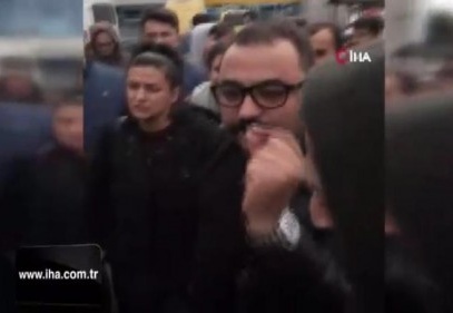 Posta dağıtım merkezi çalışanları eylemde