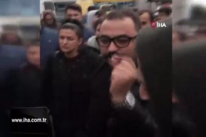 Posta dağıtım merkezi çalışanları eylemde