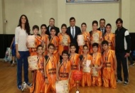 Potanın minik devleri performanslarıyla göz doldurdu