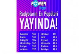PowerGroup'a yeni bir radyo kanalı Power POP ekle