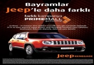 Primemall Gaziantep misafirleri bayramda Jeep sahibi olacak