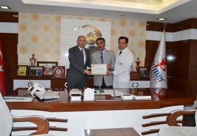 Primer Hastanesi'ne, Maliye Bakanı’ndan Teşekkür Belgesi 