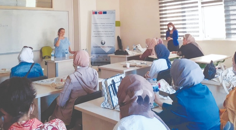 Proje ile mültecilere dünya vatandaşlığı bilinci kazandırılacak