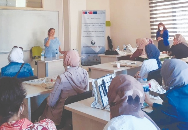 Proje ile mültecilere dünya vatandaşlığı bilinci kazandırılacak