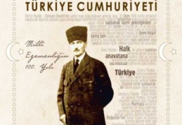 PTT AŞ’den, “Millî Egemenliğin 100. Yılı” anma pulu tedavülde
