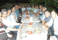 PTT Başmüdürü İhsan Afşin için yemek verildi
