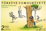 PTT'den Çocuk Oyunları Konulu Pullar bastı