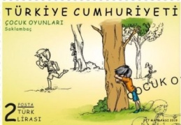 PTT'den Çocuk Oyunları Konulu Pullar bastı