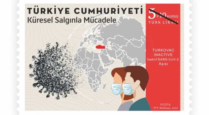 PTT’den “Küresel salgınla mücadele” konulu anma pulu ve ilk gün zarfı