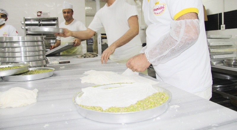 Ramazan’la birlikte baklava üretimi hareketlendi