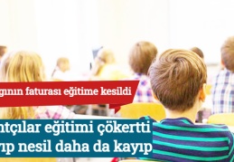 Rantçılar eğitimi çökertti, kayıp nesil daha da kayıp