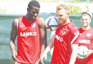 Recep Niyaz, ilk antrenmana çıktı