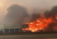 Rekor sıcaklık görülen köyün tamamına yakını yandı