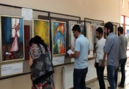 Resim Edebiyat ve Kaligrafi Buluşması